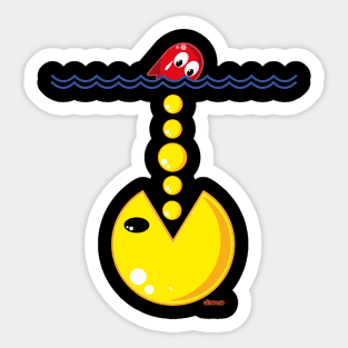Pacman-Jaws Sticker